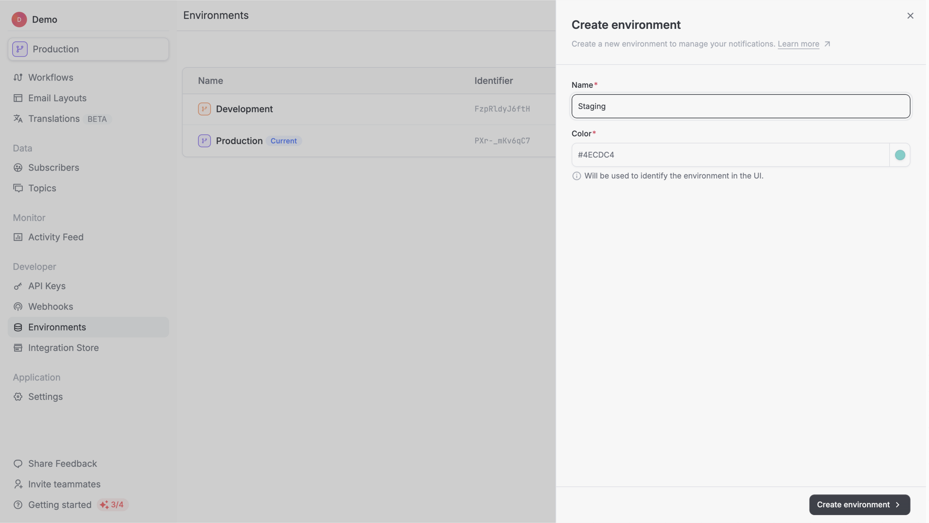 Publish changes